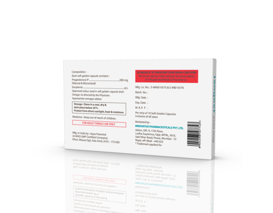 Isogest 200 Softgels (Aqua Parentral) (Inner) Back