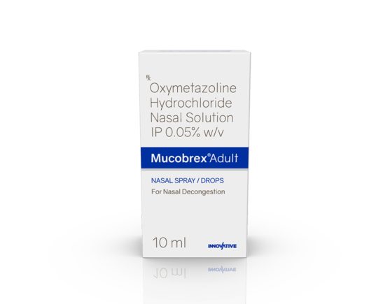 Mucobrex Adult Nasal Spray 10 ml (Aishwariya Healthcare) Front