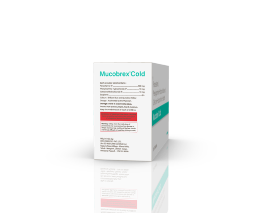 Mucobrex Cold Tablets (IOSIS) Composition