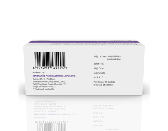 Nebimet-H Tablets (IOSIS) Left Side