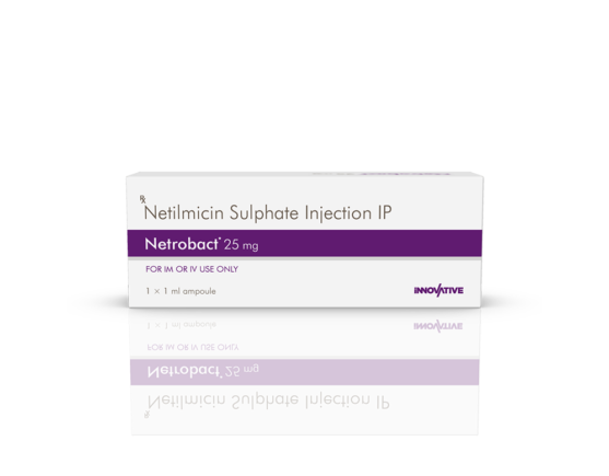 Netrobact 25 mg Injection Pace Biotech Front