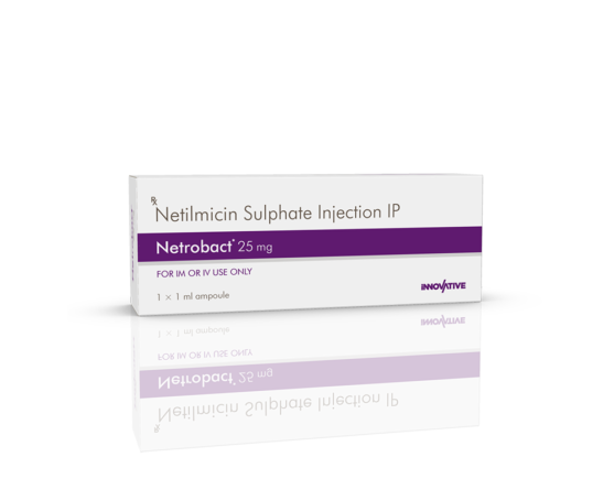 Netrobact 25 mg Injection Pace Biotech Left