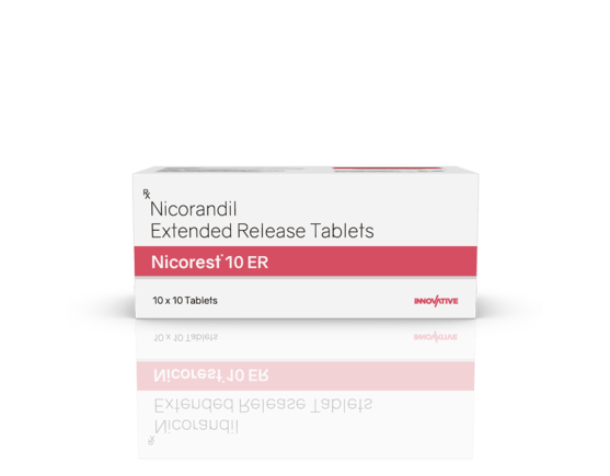 Nicorest 10 ER Tablets (Orison) Front