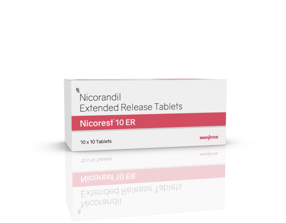 Nicorest 10 ER Tablets (Orison) Left