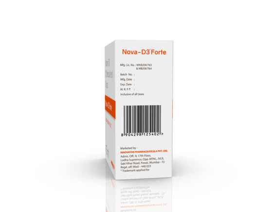 Nova-D3 Forte Drops 15 ml (IOSIS) Left Side