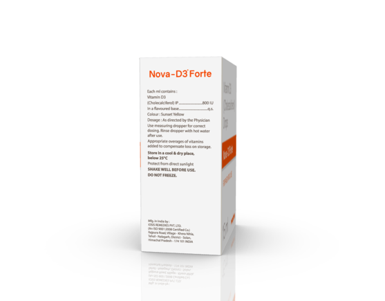 Nova-D3 Forte Drops 15 ml (IOSIS) Right Side