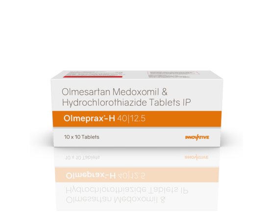 Olmeprax-H 40 12.5 Tablets (IOSIS) Front