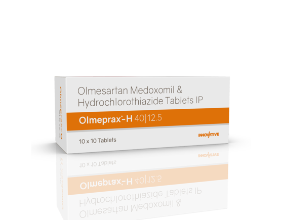 Olmeprax-H 40 12.5 Tablets (IOSIS) Left