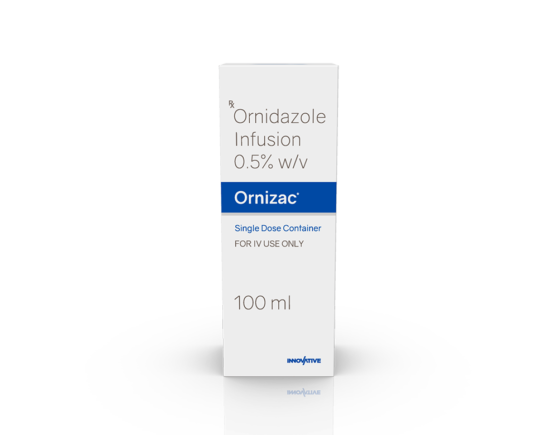 Ornizac Infusion 100 ml (Aishwarya Healthcare) Front