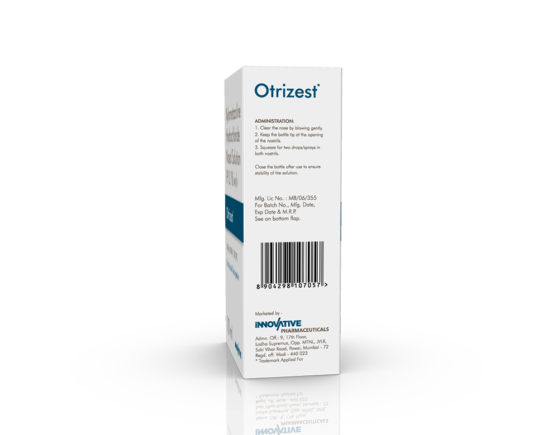 Otrizest Nasal Spray 10 ml (Aishwariya Healthcare) Left Side