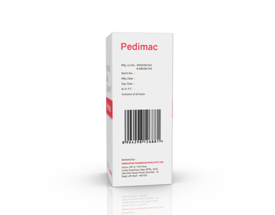 Pedimac Syrup 30 ml (IOSIS) Left Side