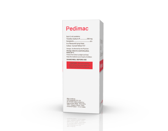 Pedimac Syrup 30 ml (IOSIS) Right Side