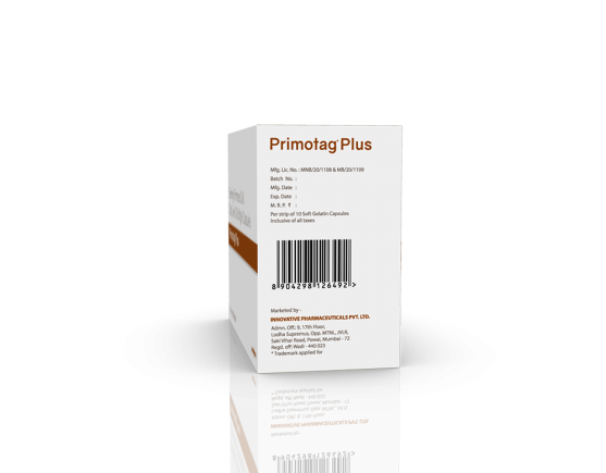 Primotag Plus Softgels_Outer (Capsoft) Left Side