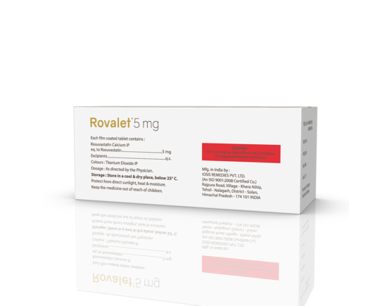 Rovalet 5 mg Tablets (IOSIS) Right Side