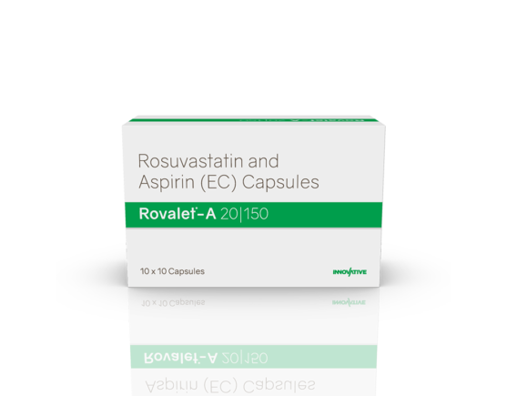 Rovalet-A 20 150 Capsules (2 Size) (IOSIS) Front