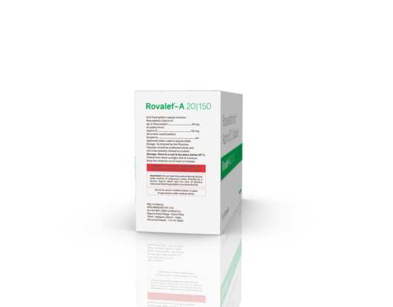 Rovalet-A 20 150 Capsules (2 Size) (IOSIS) Right Side