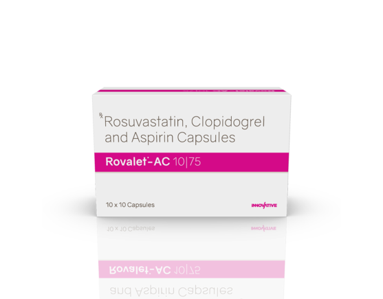 Rovalet-AC 10 75 Capsules (Alu Strip) (IOSIS) Front