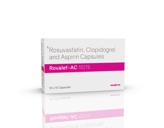 Rovalet-AC 10 75 Capsules (Alu Strip) (IOSIS) Left