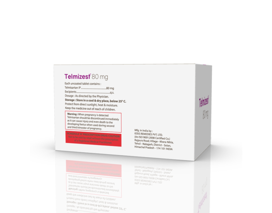 Telmizest 80 mg Tablets (IOSIS) Right Side