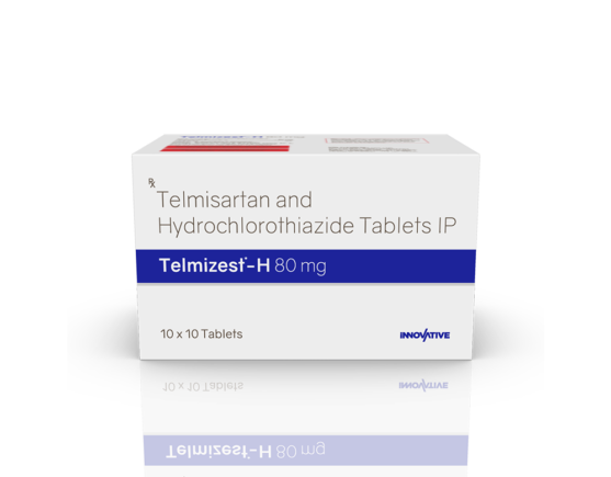 Telmizest-H 80 Tablets (IOSIS) Front