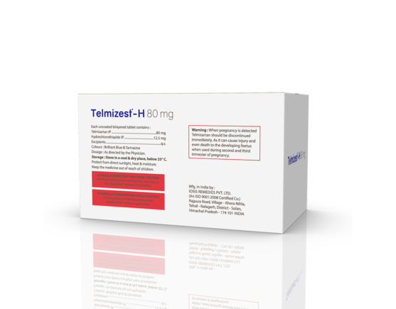Telmizest-H 80 Tablets (IOSIS) Right Side