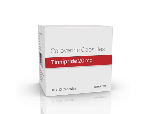 Tinnipride 20 mg Capsules (IOSIS) Left