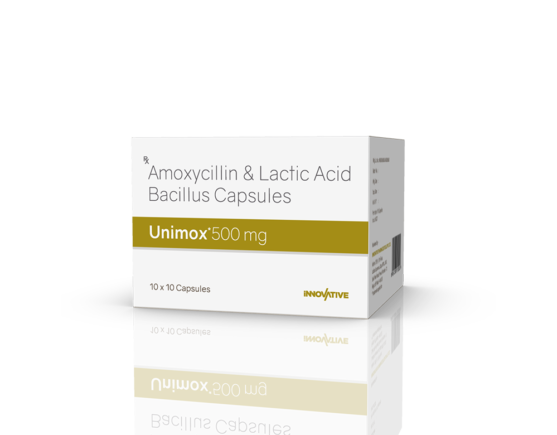 Unimox 500 mg Capsules (With LB) (Saphnix) Right