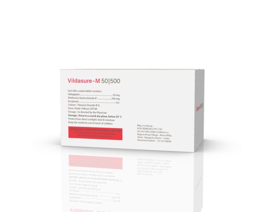 Vildasure-M 50 500 Tablets (IOSIS) Composition