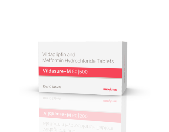 Vildasure-M 50 500 Tablets (IOSIS) Right