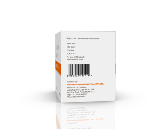 Zincova 200 mg Capsules (IOSIS) Barcode