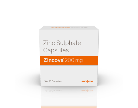 Zincova 200 mg Capsules (IOSIS) Front