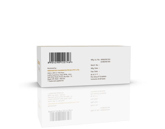Zincova 50 mg Tablets (IOSIS) Barcode