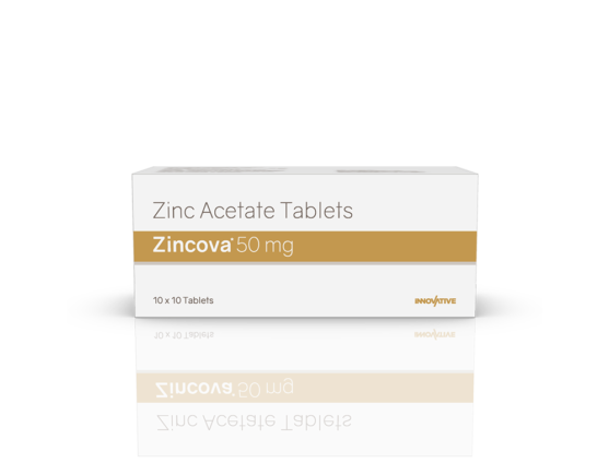Zincova 50 mg Tablets (IOSIS) Front