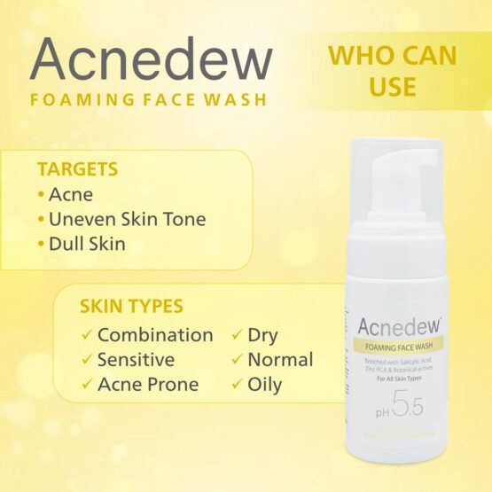 Acnedew Foaming Face Wash Listing 07