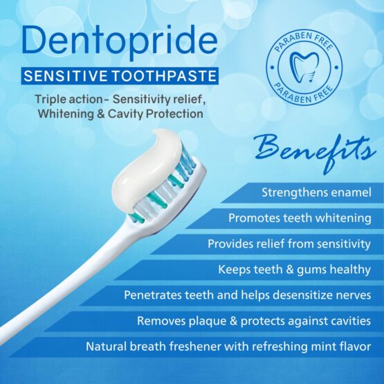 Dentopride Sensitive Toothpaste Listing 100 gm 05