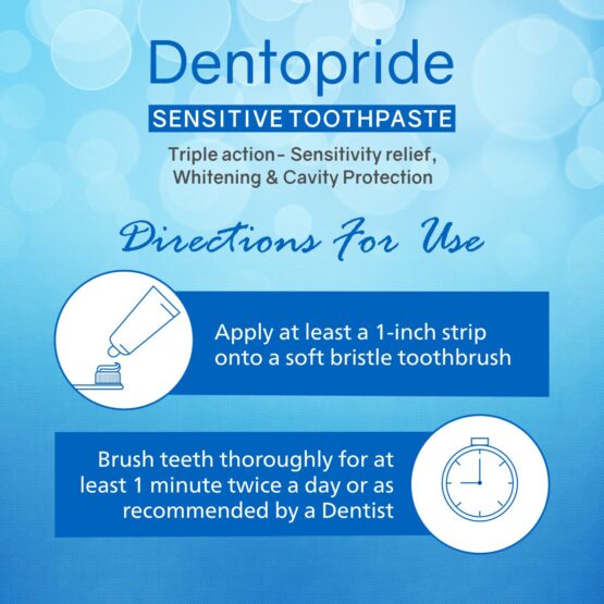 Dentopride Sensitive Toothpaste Listing 100 gm 07
