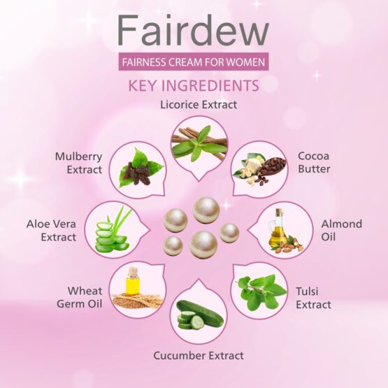 Fairdew Fairness Cream For Women 50 gm Listing 04