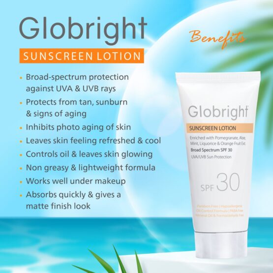 Globright Sunscreen Lotion (SPF 30) 50 ml 05