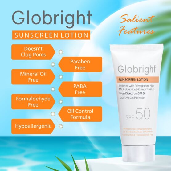 Globright Sunscreen Lotion (SPF 50) 50 ml 06
