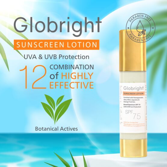 Globright Sunscreen Lotion (SPF 75) 50 ml New 03