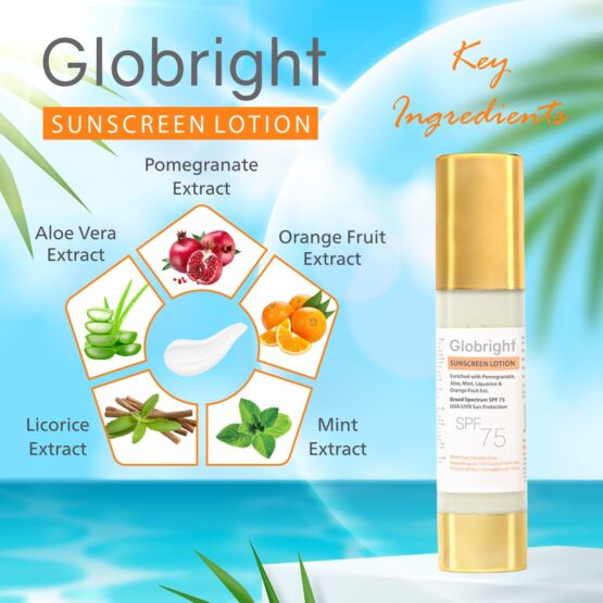 Globright Sunscreen Lotion (SPF 75) 50 ml New 04