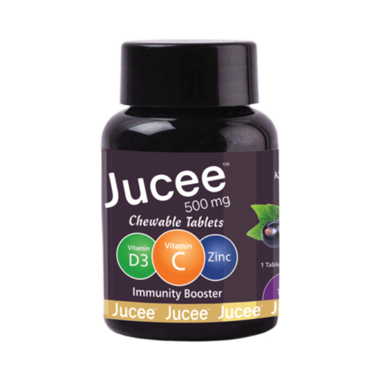 Jucee 500 mg Chewable Tablets (Black Currant) 60 Tab Listing