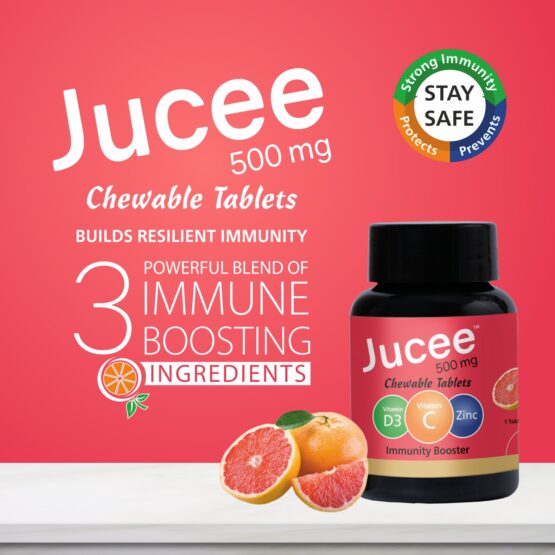 Jucee 500 mg Chewable Tablets (Grapefruit) 60 Tab Listing 03