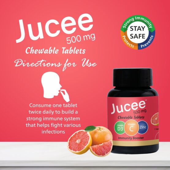 Jucee 500 mg Chewable Tablets (Grapefruit) 60 Tab Listing 07