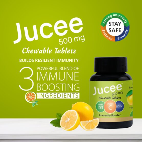Jucee 500 mg Chewable Tablets (Lemon) 60 Tab Listing 03