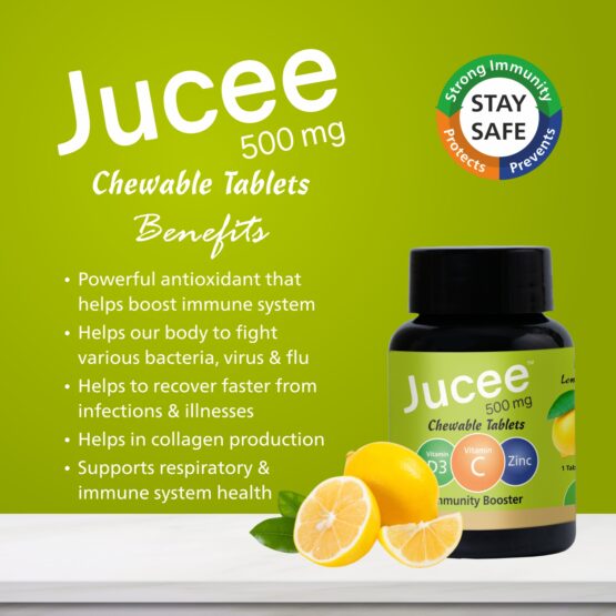 Jucee 500 mg Chewable Tablets (Lemon) 60 Tab Listing 05