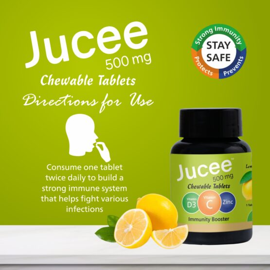 Jucee 500 mg Chewable Tablets (Lemon) 60 Tab Listing 07