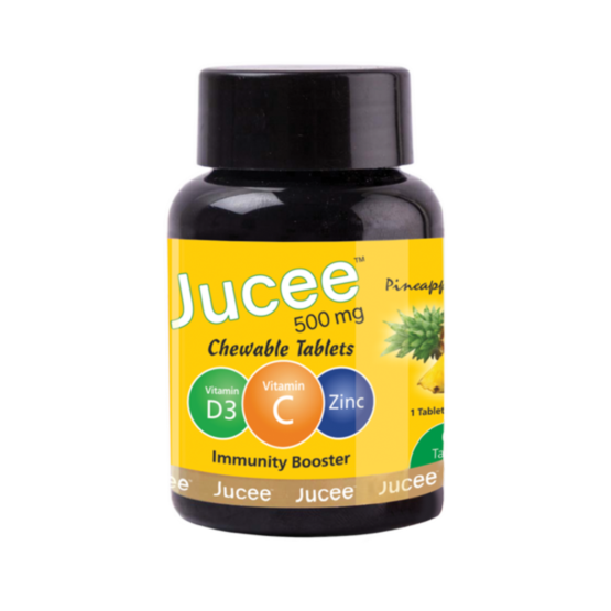 Jucee 500 mg Chewable Tablets (Pineapple) 60 Tab Listing