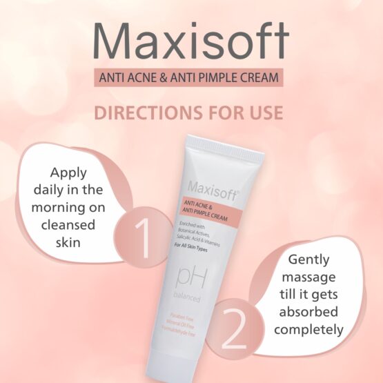 Maxisoft Anti Acne & Anti Pimple Cream Listing 08