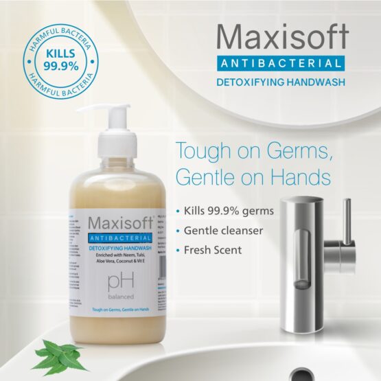Maxisoft Antibacterial Detoxifying Hand Wash 500 ml 05